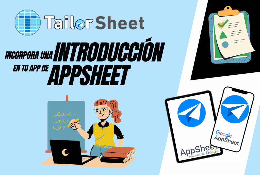 blog novedades tailorsheet appsheet google app introduktion a App de AppSheet