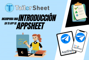 blog novedades tailorsheet appsheet google app introducción aplicación